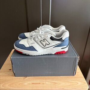 New Balance 550 White Red Blue Mens Size 9 BB550NCN